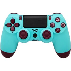 Trådløs Ps4-spilcontroller kompatibel med Ps4/Slim/pro-konsol Berry Blue