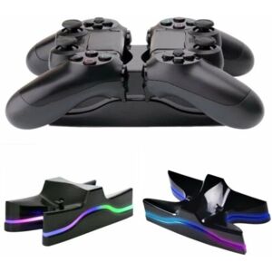 Generic Sony PlayStation 4 - PS4 controller USB LED opladningsstation Black