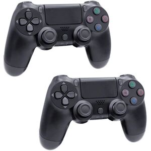 2-Pack - PS4 Controller DoubleShock til Playstation 4 - Wireless Black