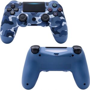 unbranded PS4-controller trådløs Bluetooth-gamepad (blå camouflage)