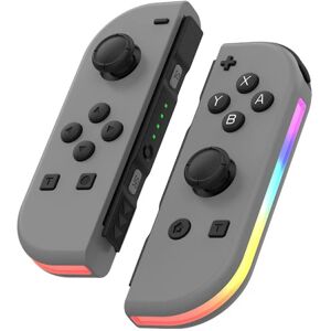 HEET Joypad For Switch RGB Light Wake-up Vibration Glare Controller Gray