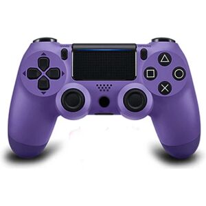 LD PS4 Seksakset Dual Vibration Bluetooth trådløs controller elektrisk lilla//