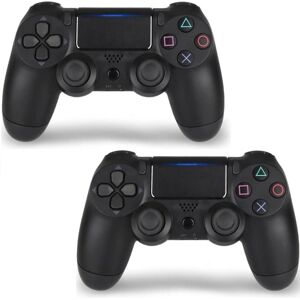 Game Controller 2-pak PS4-controller DoubleShock Wireless til Playstation 4 Black