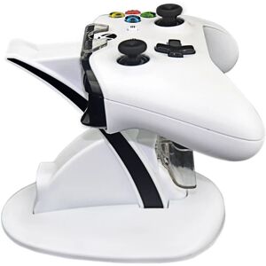 Tech of sweden Dockingstation til hvid opladning til Xbox One S -kontroller White one size