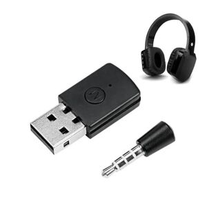Bluetooth Adapter til PS5 - Hovedtelefoner - 3,5 mm AUX Black