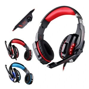 Headset til PS4 & PC - Gaming / Hovedtelefoner Kotion Hver G9000 Red