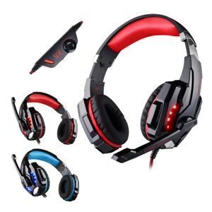 Headset til PS4 & PC - Gaming /Hovedtelefoner Kotion Each G9000 Red