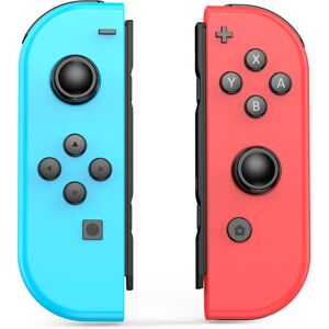 Nintendo switchJOYCON er kompatibel med original fitnessring Bluetooth-controller NS spil venstre og højre små håndtag Left blue, right red