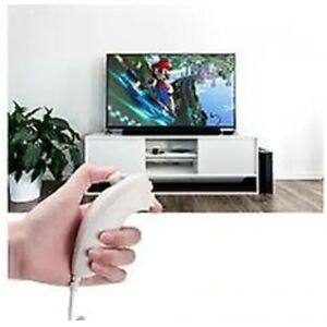 1/2x Nunchuck til Nintendo Wii Wii U Nunchuk fjernbetjening