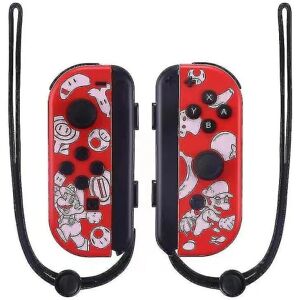 For Nintendo Switch-kontroller Joy-con L/r Gamepad med rem Joysticks Byt ud Joycon super mario rød