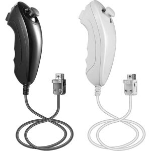 Nintendo Wii Nunchuck-controller, 2-pack Nunchuk-controller-udgave - perfekt