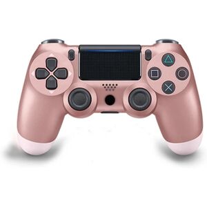 MH PS4 Six-Axis Dual Vibration Bluetooth Wireless Controller Rose Gold