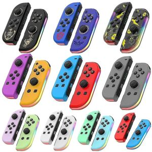 Trådløs controller kompatibel til Nintendo Switch, Oled, Lite Gamepad Joystick (l/r) Udskiftning med Rgb højre Black