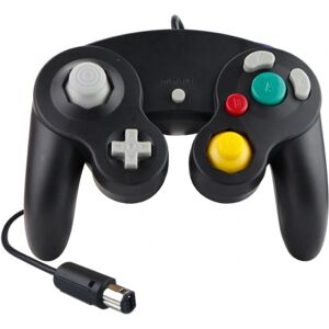 Nintendo Classic Shock Joypad Wired Controller, kompatibel med Wii NGC Gamecube Game Cube black