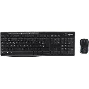 Logitech MK270 wireless Combo KB and mouse Nordic black