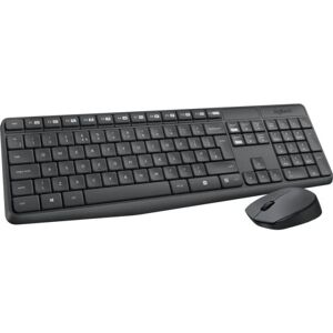 Logitech trådlöst tangentbord och mus MK235