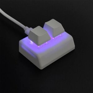 2 Macro Programmering Keyboard Rgb Mini Keyboard Gaming Tegning Rød Switch Custom Keyboard Osu Gaming