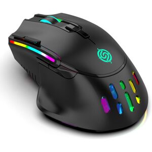 Mouse Wireless Gaming Ergonomisk Laptop-Gaming-Maus Schwarz