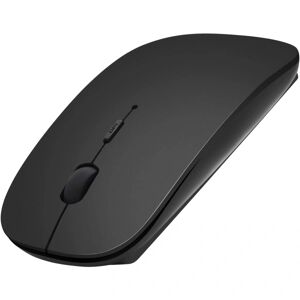 Bluetooth Mouse 5.0, genopladelig lysløs lydløs, til pc, bærbar computer
