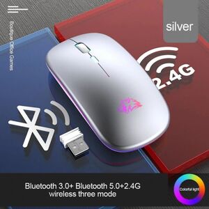 X15 Wireless Mouse Rgb Genopladelig Blue-tooth Mus Computer 2.4ghz Silent Mause Led Baggrundsbelyste Gaming Mus til bærbar pc