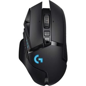 Gælder for Logitech G502 LIGHTSPEED trådløs mus, HERO 25K Captor, 25.600 DPI, RGB, reduceret vægt, 11 programmerbare knapper, lang batterilevetid