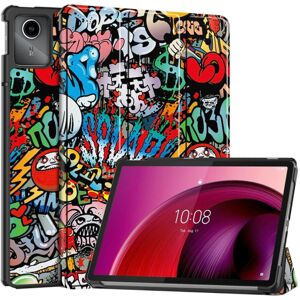 MTK Til Lenovo Tab M11 Trifoldet Stativdæksel - Graffiti Multicolor