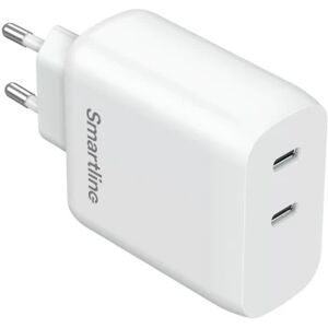 Smartline 35W hurtigoplader Dual USB-C Hvid