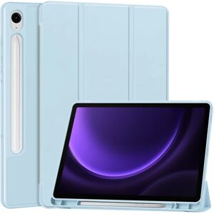 Samsung Galaxy Tab S9 FE Etui Tri-Fold Med Pen Holder Blå