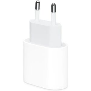 Apple (MHJE3ZM/A) USB-C, Strømadapter, Vægoplader, 20W, Bulk, Hv