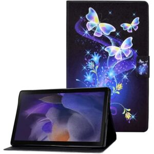 Taltech Galaxy Tab A8 10.5 2021 Pung-etui - Sommerfugle og blomster