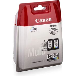 Canon PG-545/CL-546 Multipack Original Sort, Cyan, Magenta, Gul