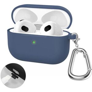 Generic HAT-PRINCE AirPods Pro 2 silicone case with carabiner - Dark Blu Blue