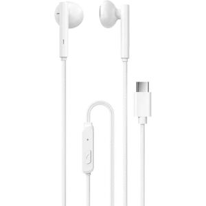 REDGO USB-C / TYPE-C-stik In-Ear-hovedtelefoner med mikrofon hvid