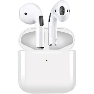 Apple Airpods 5. Nesil Iphone og Android kompatible Bluetooth hovedtelefoner, trådløse Bluetooth hovedtelefoner, kompakte og udsøgte, nemme at have med, hvide