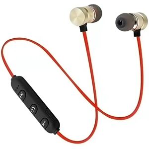 Bluetooth-øretelefoner Magnetic Sports 4.1 Trådløst håndfrit headset med ledning med halsbånd Hovedtelefoner Stereo-øretelefoner til iPhone Android Gold