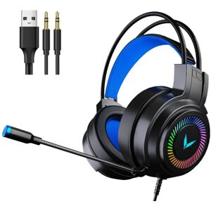 AIZHENCHEN Gaming headset med mikrofon over-ear hovedtelefoner støjreduktion gaming