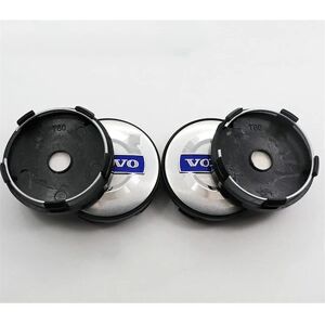 TG 4 stykker 60mm Auto Center Caps Navkapsler til Volvo S40 S60L S80L X