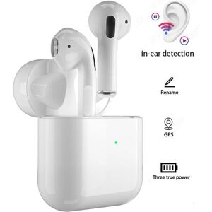 Earpods Pro 5 Trådløse Bluetooth-øretelefoner Headset Med Omdøb Gps Support Ios/android White 4.4*4.5*2.1cm