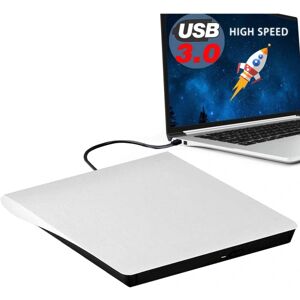 Eksternt DVD-drev, USB 3.0 bærbart CD/DVD-RW-drev/DVD-afspiller