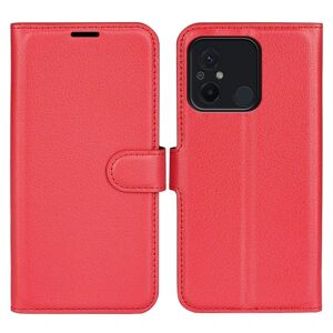 Generic Klassisk Xiaomi Redmi 12C Flip Etui - Rød Red