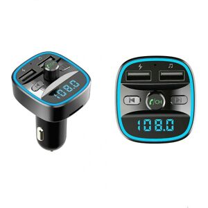 Trådløs In-car Bluetooth Fm Radiosender Mp3 Adapter Bil Qc 2 Usb Oplader