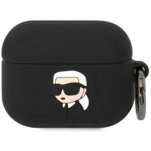 Karl Lagerfeld AirPods Pro Shell Silikone Karl Head 3D - Sort