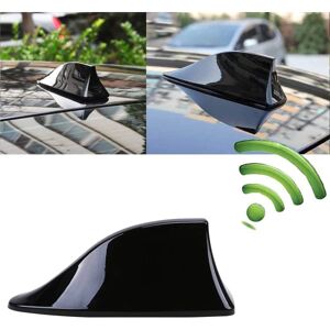 (Sort) Universal Shark Fin Car Antenne - FM/AM Radio Antenne wit