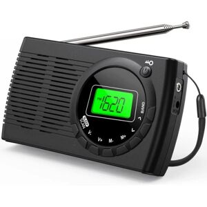 Tendak Small Radio Batteridrevet FM/AM/SW, Mini bærbare radioer