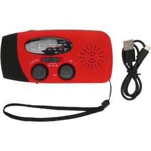 Handvevradio, Håndvevradio AM/FM NOAA 3 Ladningsmetoder 1200mAh Power Bank Nödväderradio