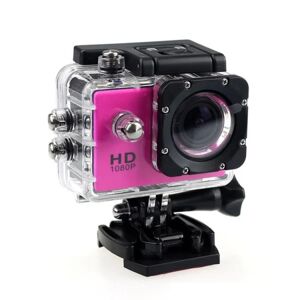 Northix Sport Cam Full HD 1080p/720p - med tilbehør Pink