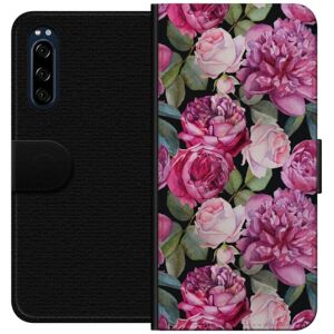 Sony Xperia 5 Tegnebogsetui Blomster