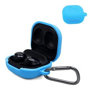 Generic Samsung Galaxy Buds Pro silicone case with buckle - Blue Blue