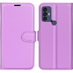 Generic Klassisk Tcl 306 / 305 / 30e / 30se Flip Etui - Lilla Purple