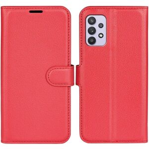 Generic Classic Samsung Galaxy A53 5G Flip Etui - Rød Red